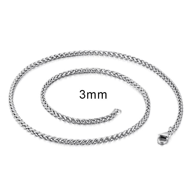 Braided Rope Necklace Statement Piece