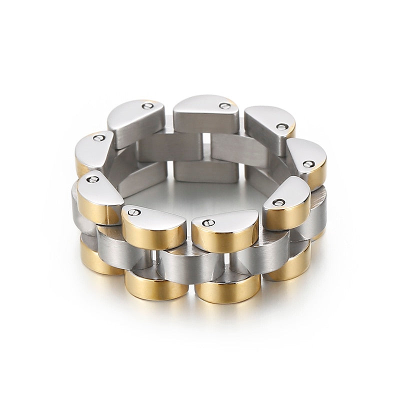 Mechanic Stainless Steel Watch Band Ring