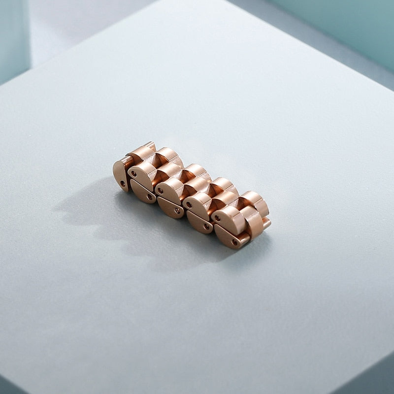 Mechanic Stainless Steel Watch Band Ring