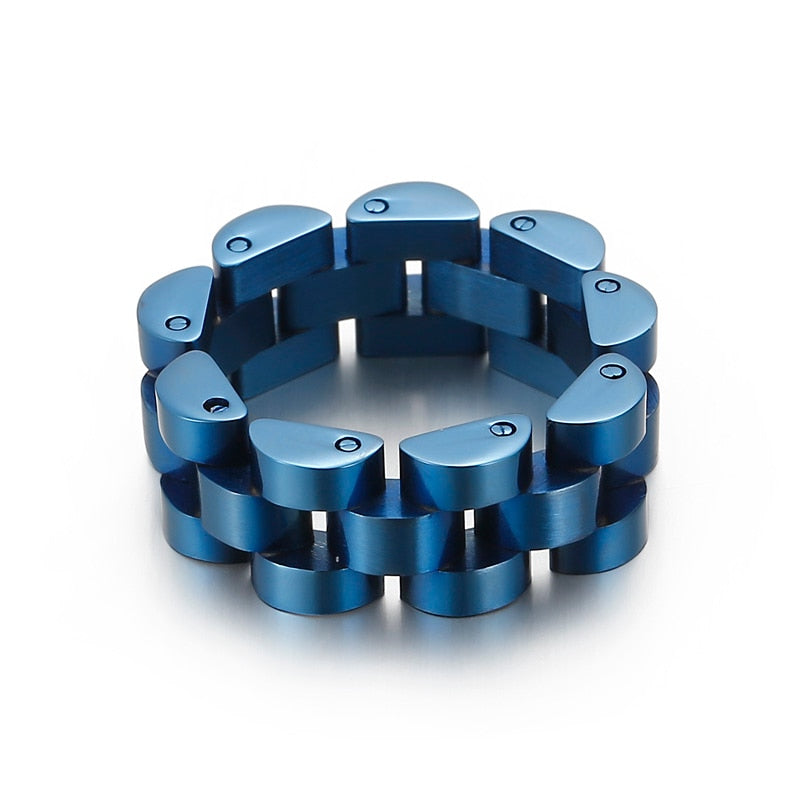 Mechanic Stainless Steel Watch Band Ring