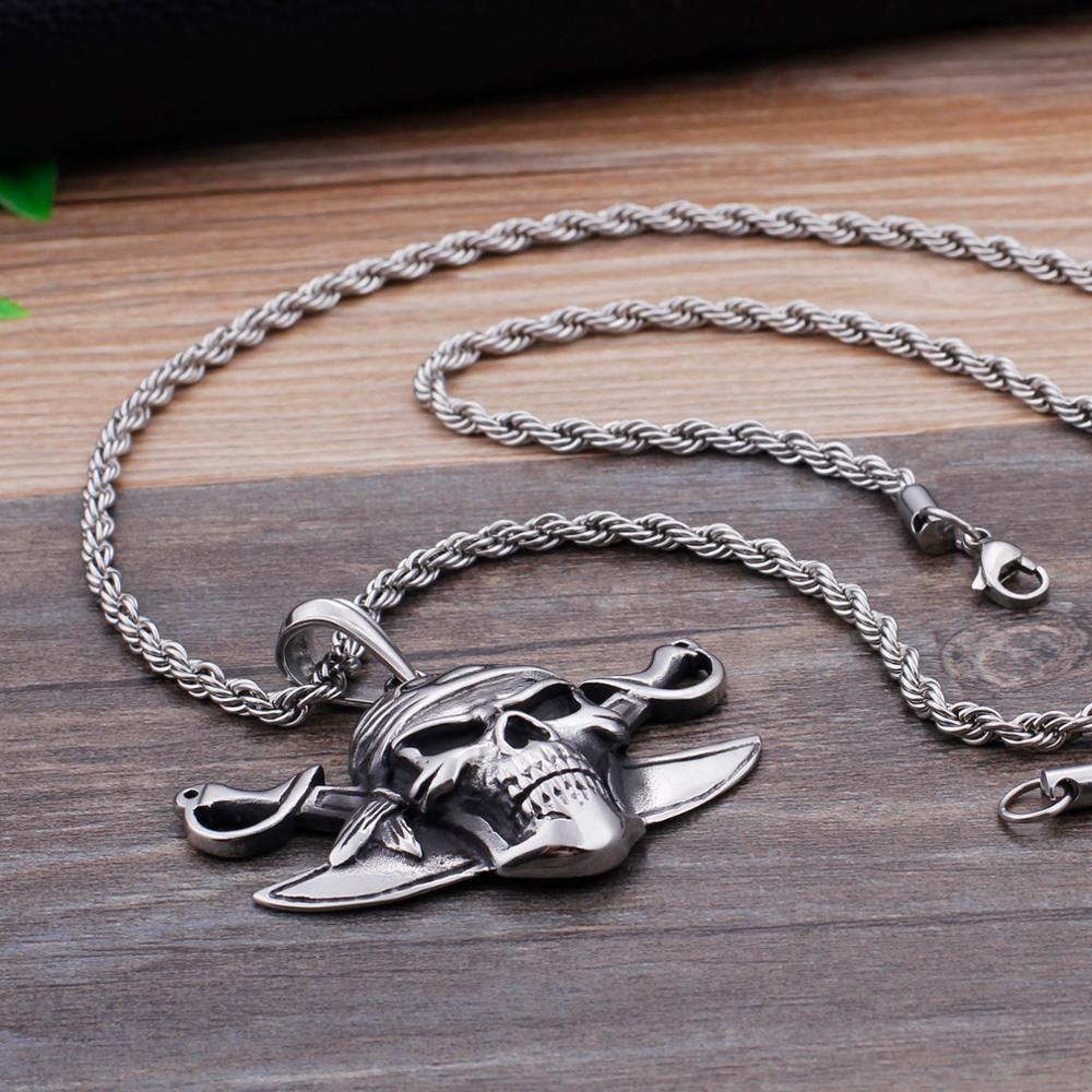 Corsair Jolly Roger Pendant Necklace