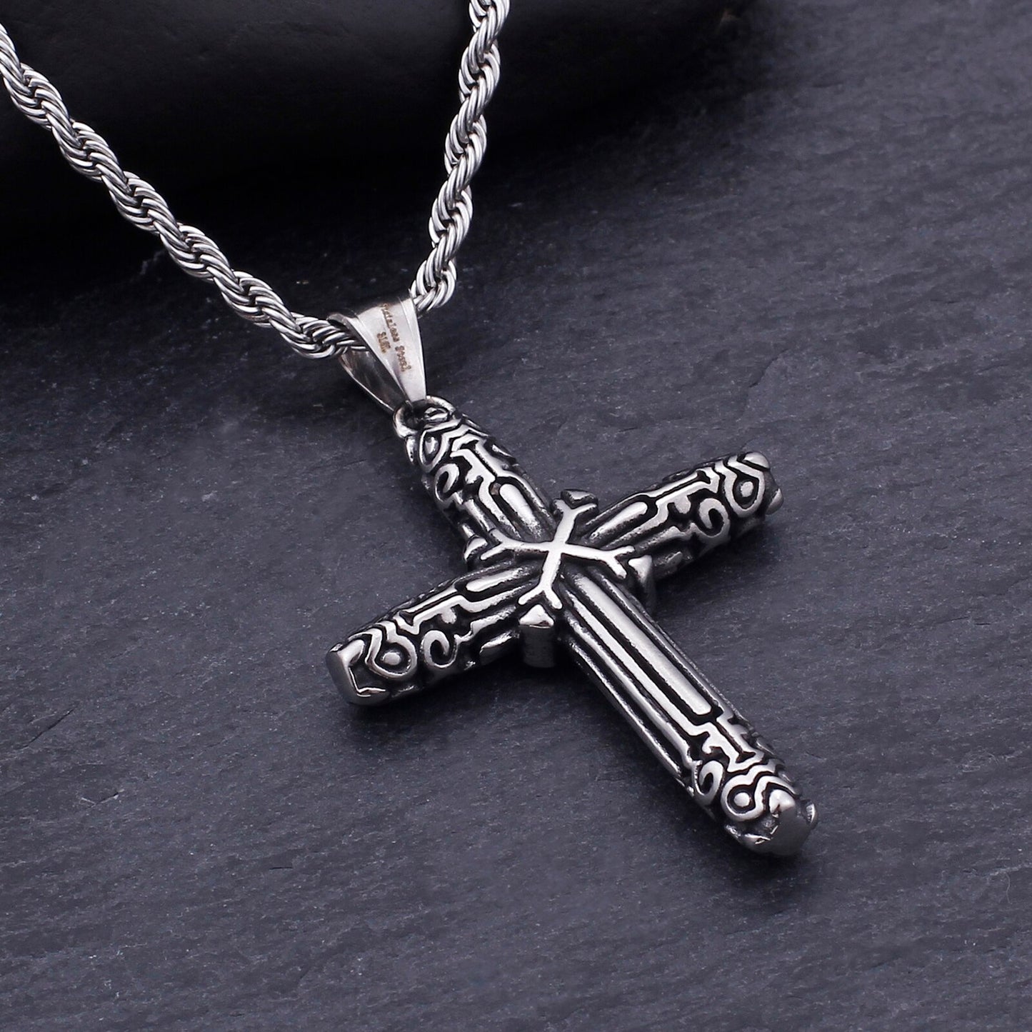 Modern Relic Cross Pendant Necklace