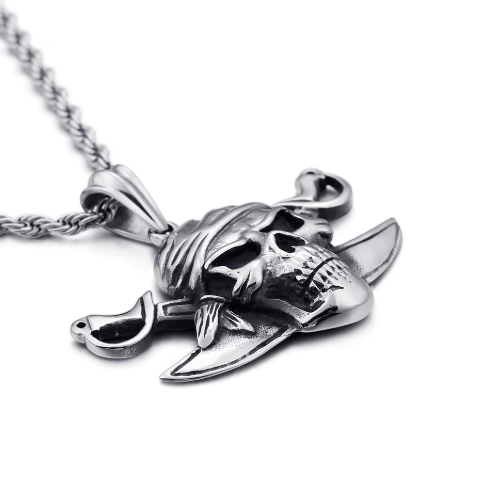 Corsair Jolly Roger Pendant Necklace