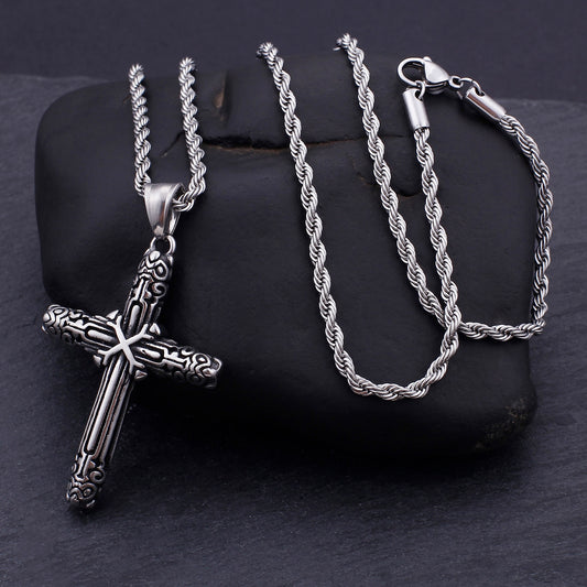 Modern Relic Cross Pendant Necklace