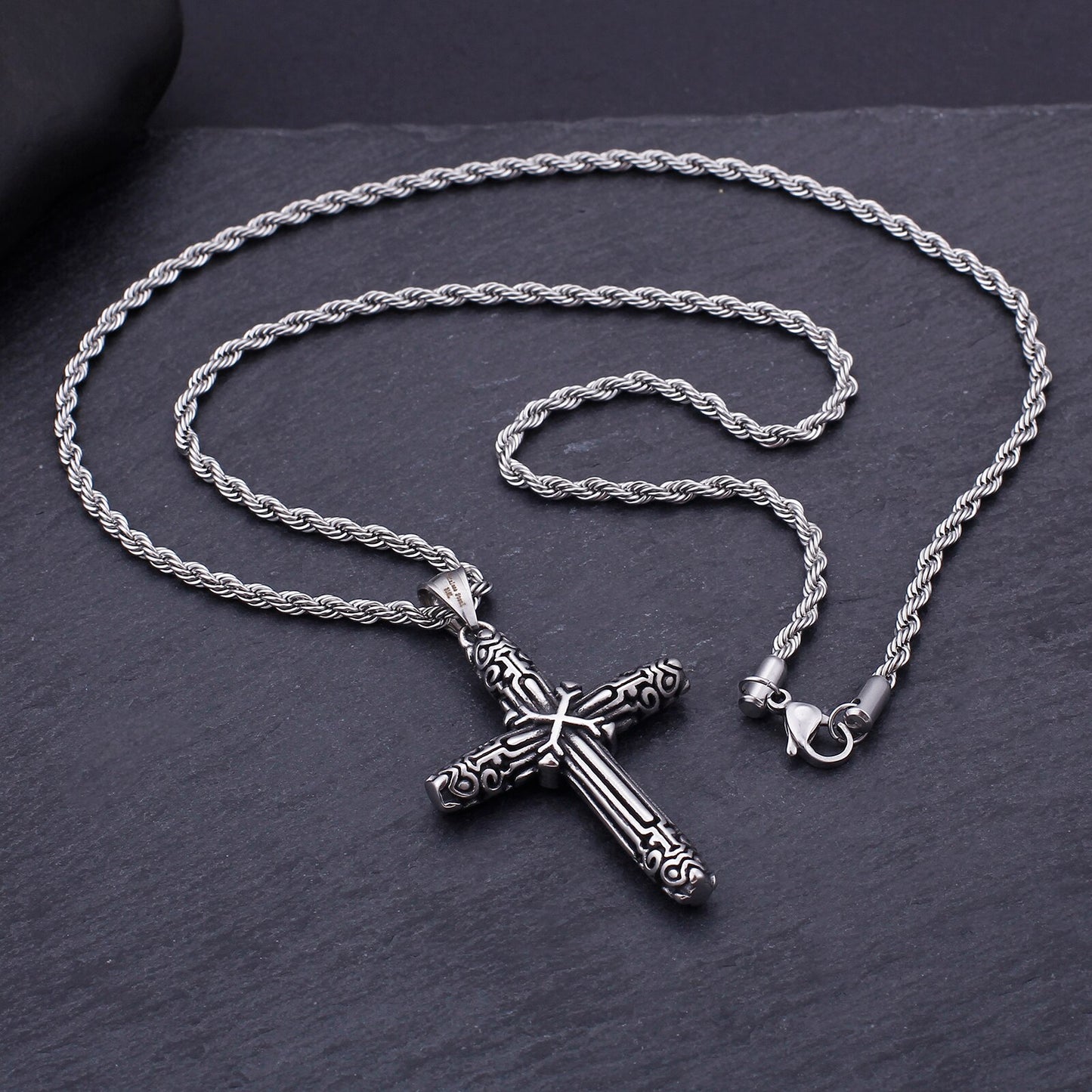 Modern Relic Cross Pendant Necklace