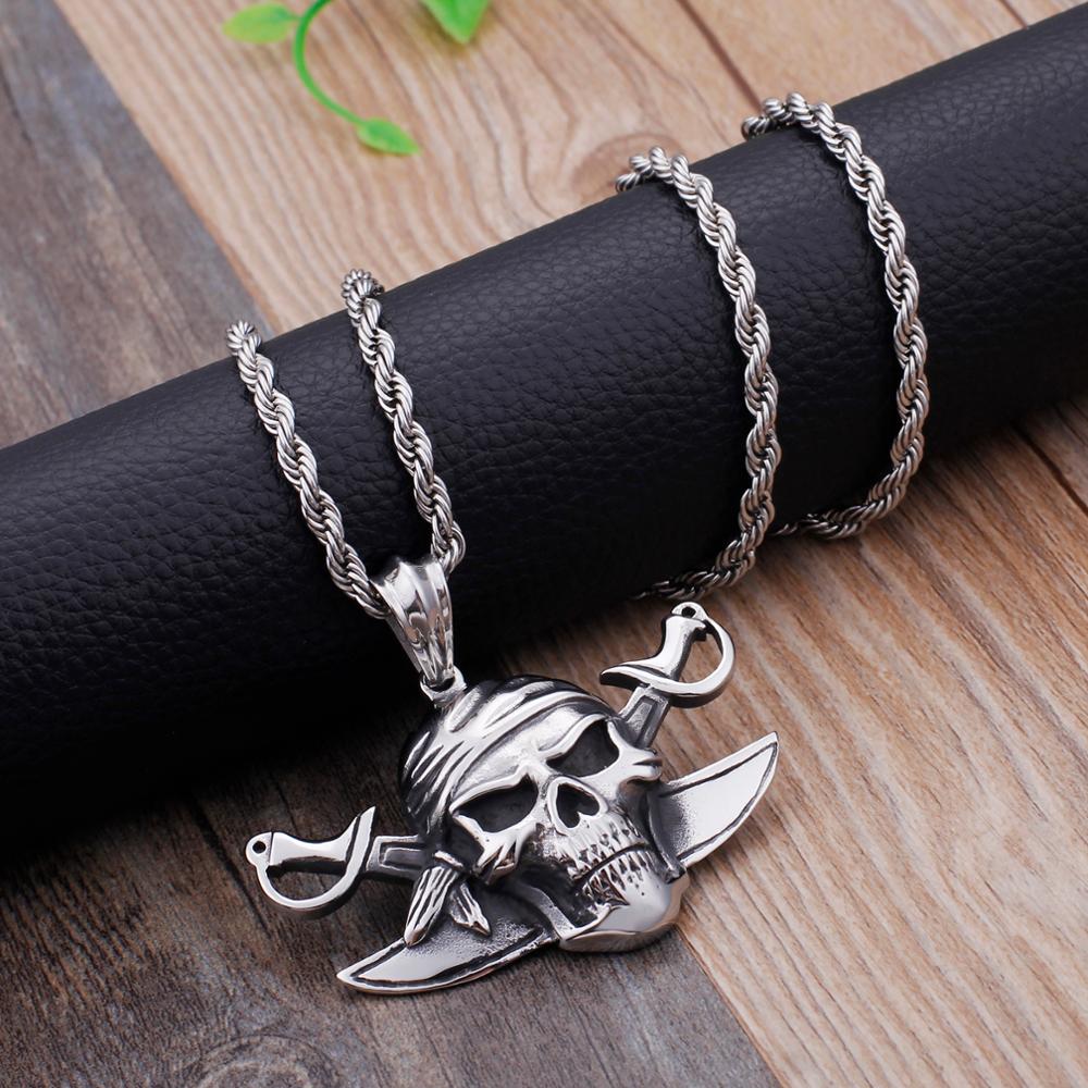 Corsair Jolly Roger Pendant Necklace