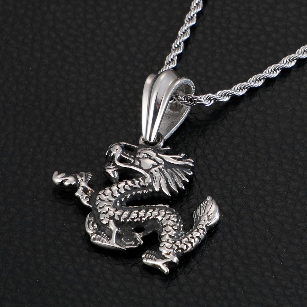 Dragon Signet Pendant Necklace