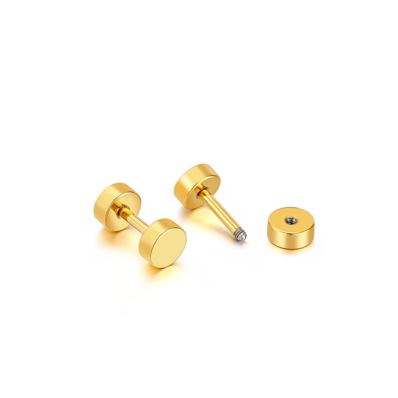 Barbell Stud Earring Set