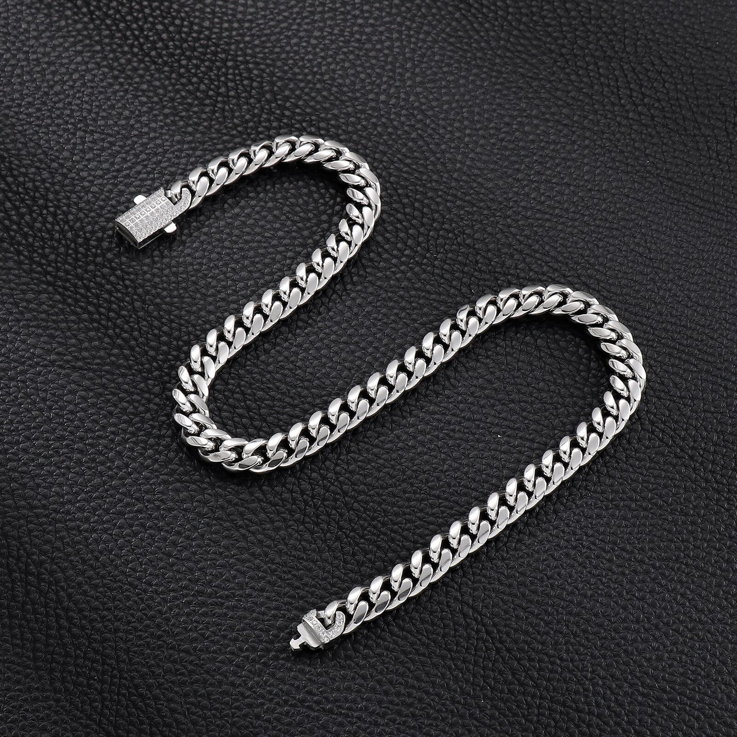 Iced Closure Low Profile Cuban Chain