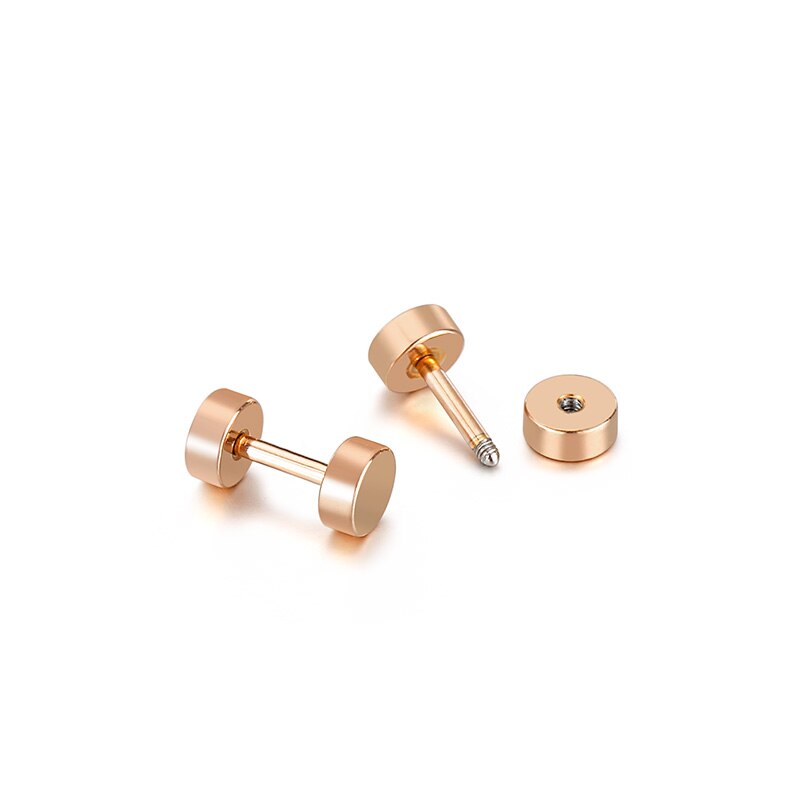 Barbell Stud Earring Set