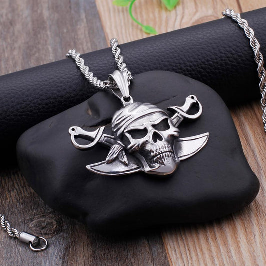 Corsair Jolly Roger Pendant Necklace