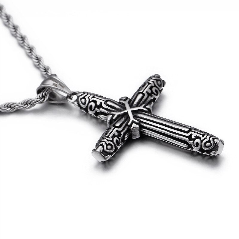 Modern Relic Cross Pendant Necklace