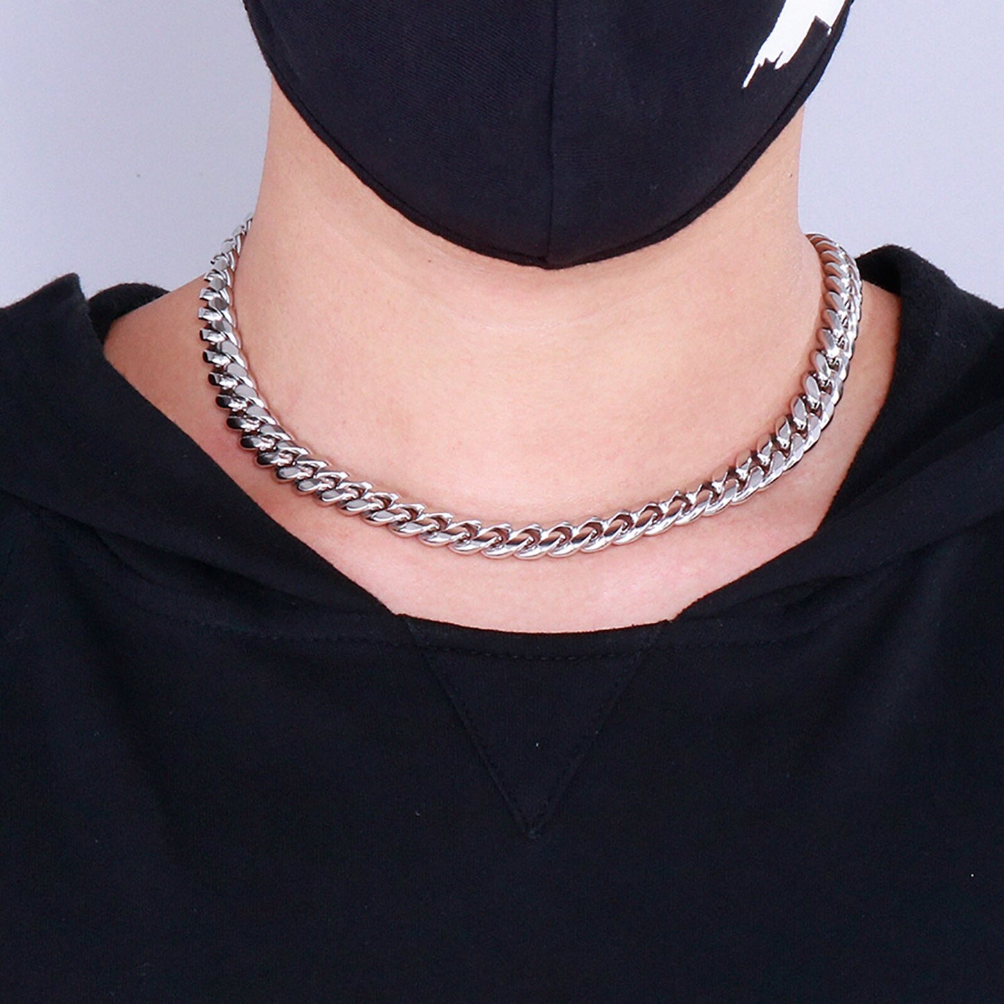 Iced Closure Low Profile Cuban Chain