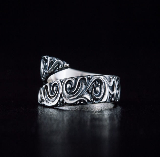 Norse Snake Style Ring