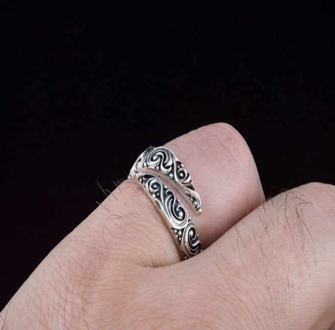 Norse Snake Style Ring