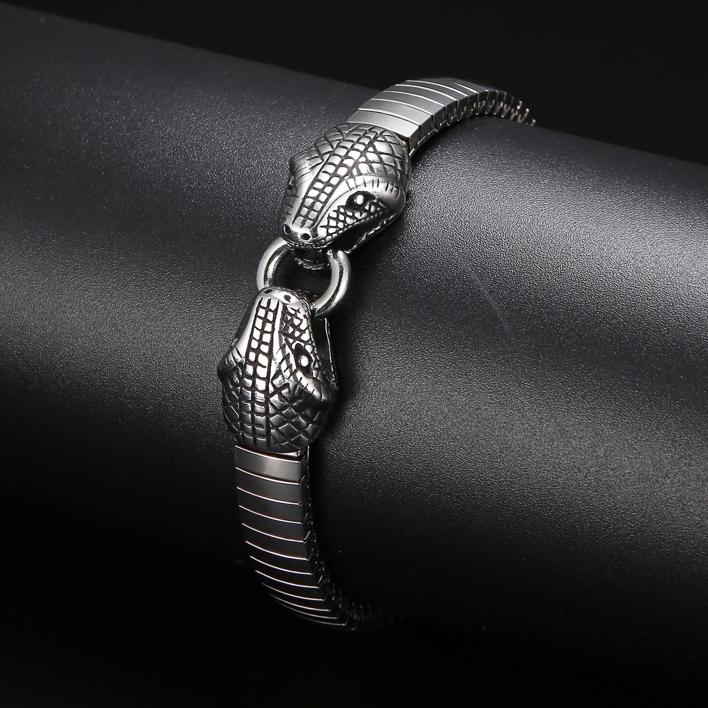 Modern Serpent Totem Clasp Closure Bracelet