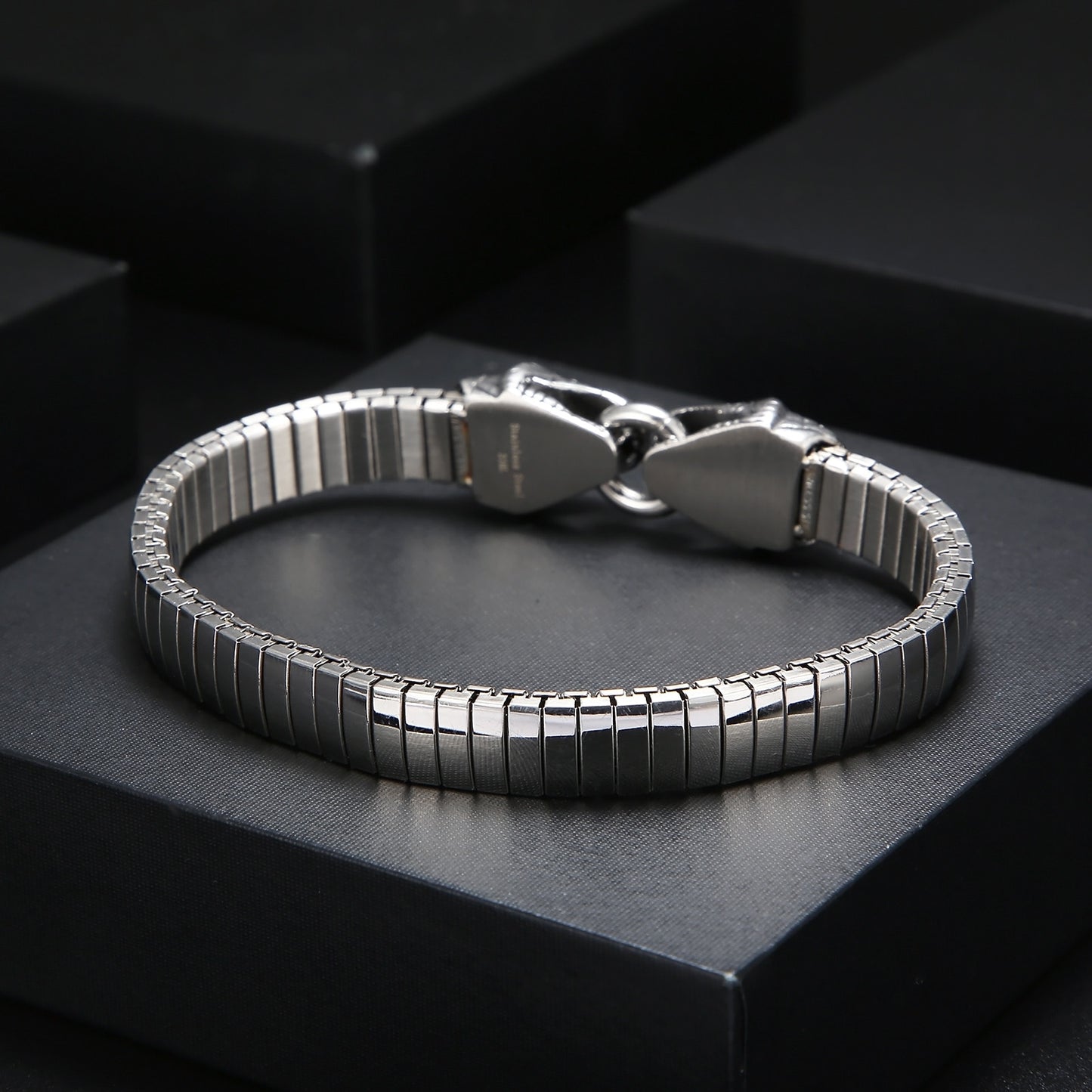 Modern Serpent Totem Clasp Closure Bracelet